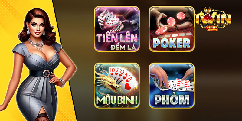 Các game bài iWin68 chơi rất thú vị