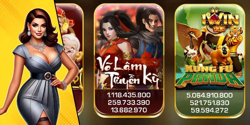 Các trò slot game iWin68 hấp dẫn
